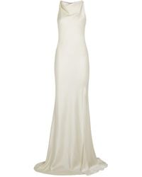 LAPOINTE - Sleeveless Cowl-neck Gown - Lyst