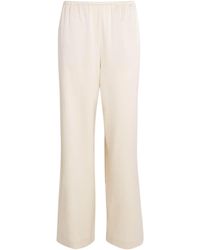 Nanushka - Silk Arvenn Wide-Leg Trousers - Lyst