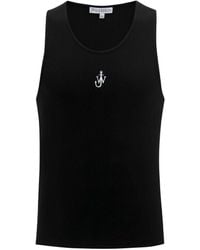 JW Anderson - Embroidered Logo Tank Top - Lyst