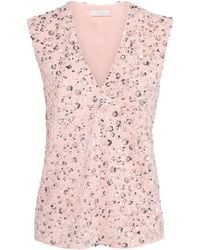 Rabanne - Sequin Embellished Sleeveless Top - Lyst