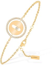 Messika - Yellow Gold And Diamond Lucky Move Bracelet - Lyst