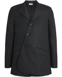 Comme des Garçons - Wool Asymmetrical Blazer - Lyst