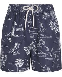 Polo Ralph Lauren - Printed Traveller Swim Shorts - Lyst
