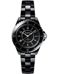 Chanel - Ceramic And Steel J12 Calibre 12.2 Watch 33mm - Lyst