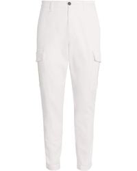 Eleventy - Stretch-Cotton Cargo Trousers - Lyst