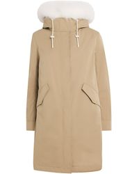 Yves Salomon - Fox-Rabbit Blended-Cotton Parka - Lyst