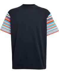 Missoni - Zigzag-sleeve T-shirt - Lyst
