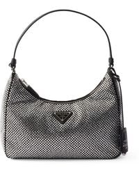 Prada - Embellished Re-Edition 2005 Shoulder Bag - Lyst