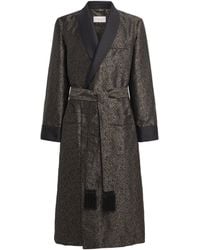 Derek Rose - Silk Jacquard Verona Robe - Lyst
