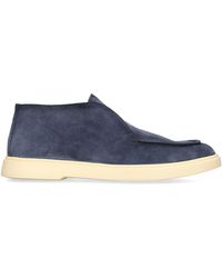Officine Creative - Suede Bones Ankle Boots - Lyst