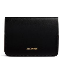Jil Sander - Leather Folded Card Holder - Lyst