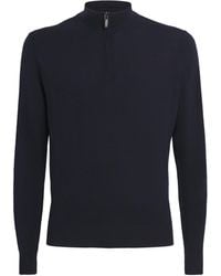 Colombo - Kid Wool Quarter-Zip Sweater - Lyst