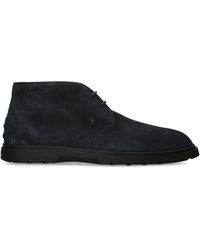Tod's - Suede Ibrido Chukka Boots - Lyst