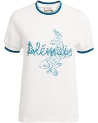 ALÉMAIS - Cotton Lucky T-Shirt - Lyst