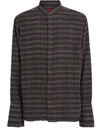 424 - Cotton-Blend Flannel Shirt - Lyst