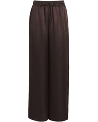 Stella McCartney - Silk Drawstring Trousers - Lyst