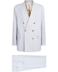 Paul Smith - Wool-Mohair Double-Breasted Blazer - Lyst