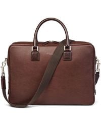 Aspinal of London - Leather Mount Street Briefcase Bag - Lyst