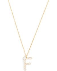 Sophie Bille Brahe - And Diamond Soprano 'F' Necklace - Lyst