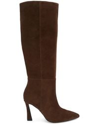 Kurt Geiger - Suede Annabel Knee-High Boots - Lyst