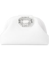 AMINA MUADDI - Leather Camelia Clutch Bag - Lyst