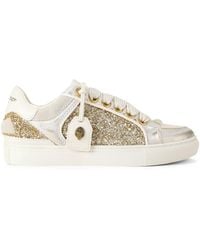Kurt Geiger - Glitter Southbank Tag Sneakers - Lyst