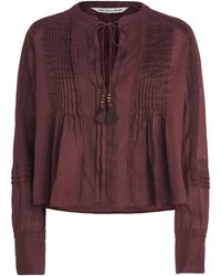 Veronica Beard - Self-Tie Sawyer Blouse - Lyst