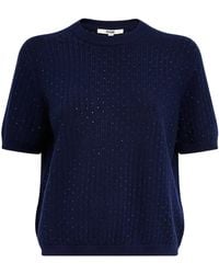 Maje - Wool-Blend Embellished Sweater - Lyst