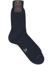 Doré Doré - Soft Cotton Logo Knit Socks - Lyst