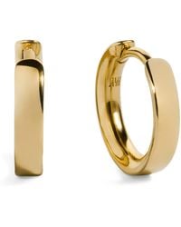 Monica Vinader - Vermeil Huggie Hoop Earrings - Lyst