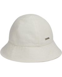 Zegna - Oasi Linen Logo Bucket Hat - Lyst