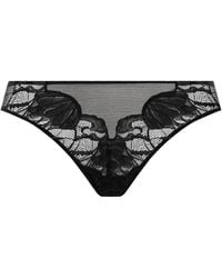 Hanro - Lace-Trim Lysia Thong - Lyst