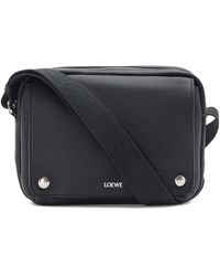 Loewe - Xs Leather Pebble Messenger Bag - Lyst