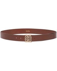 Max Mara - Leather Monogram Belt - Lyst