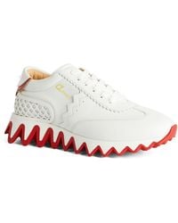 Christian Louboutin - Loubishark Donna Leather Trainers - Lyst