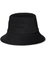 Gucci - Cotton Logo Bucket Hat - Lyst