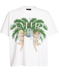 Amiri - Airbrush Cherub Graphic T-shirt - Lyst