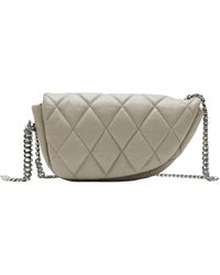 Burberry - Leather Quilted Shield Shoulder Bag - Lyst
