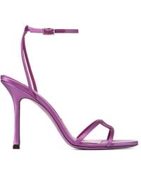 Jimmy Choo - 1998 Leo 100 Satin Sandals - Lyst