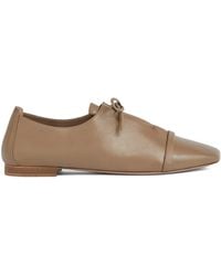 Malone Souliers - Nappa Leather Lace-Up Jean Flats - Lyst