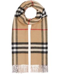 Burberry - Cashmere Vintage Check Scarf - Lyst