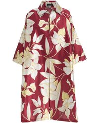 Eskandar - Cotton-Silk Jacquard A-Line Shacket - Lyst