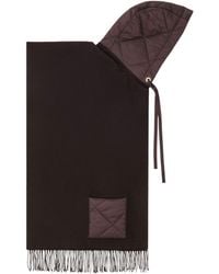 Maje - Wool Hooded Scarf - Lyst