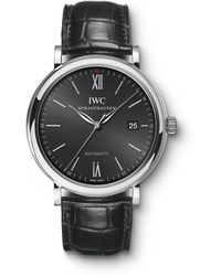 IWC Schaffhausen Stainless Steel Portofino Watch 40mm - Black