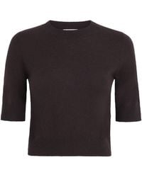 LeKasha - Cashmere Short-Sleeve Chypre Sweater - Lyst