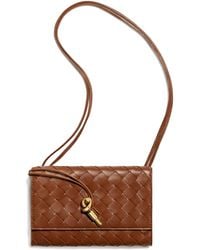 Bottega Veneta - Leather Andiamo Shoulder Bag - Lyst