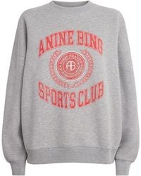 Anine Bing - Oversized Miles Collegiate Sweatshirt - Lyst