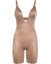 Spanx - Suit Your Fancy Plunge Mid-Thigh Bodysuit - Lyst