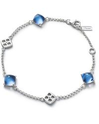 Baccarat - Sterling Silver And Crystal Médicis Riviera Bracelet - Lyst