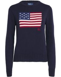 Polo Ralph Lauren - Cotton American Flag Sweater - Lyst